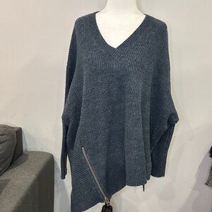 All‎ Saints Oversized Able Zip Jumper